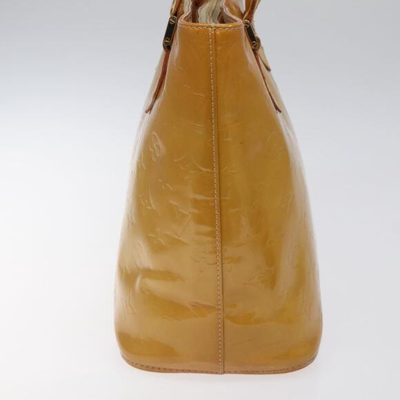 LOUIS VUITTON Monogram Vernis Houston Hand Bag Beige M91004 - Picture 4 of 12